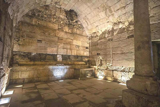 Excavated remains discovered under the Temple Mount in Jerusalem