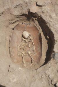 Philistine infant burial